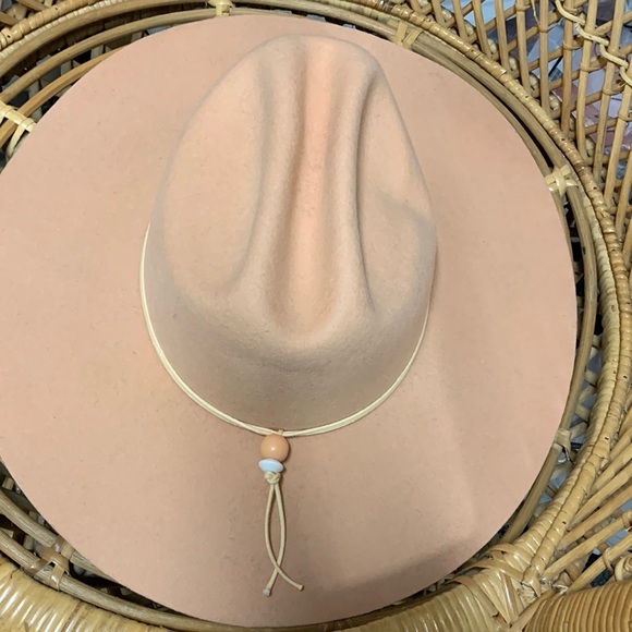 Free people lack of color the ridge felt hat new with tags size medium cowboy main image 6
